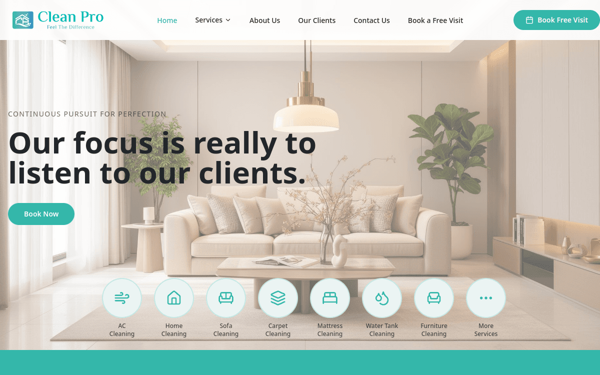 CleanPro Business Platform